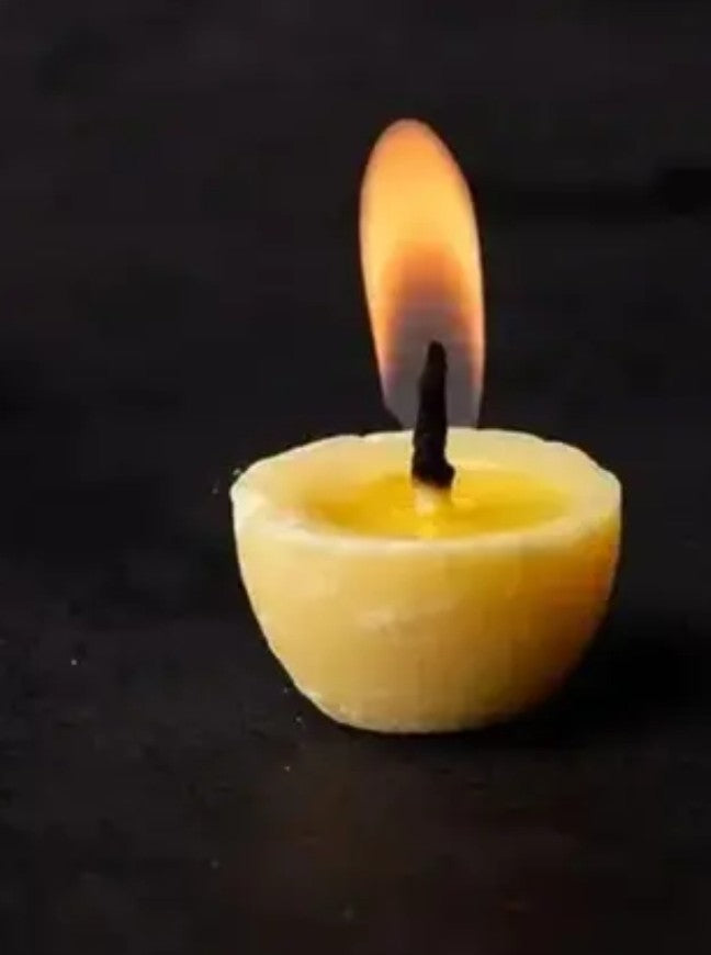 “Ruhani Jyot” – Traditional Ghee Bati Set for Diya Lighting (50 pcs)