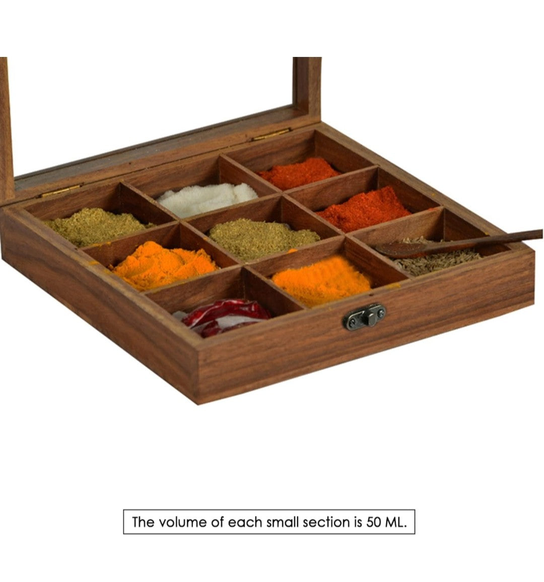 Wooden Spice Box – Organize Your Flavors, Celebrate Your Heritage