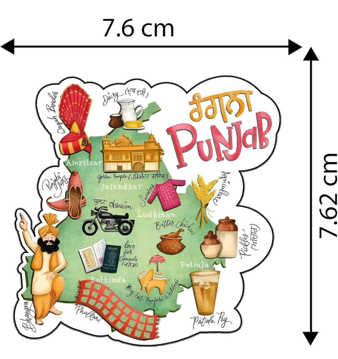 Fridge Magnets – Snapshots of Punjabi Culture & Joy