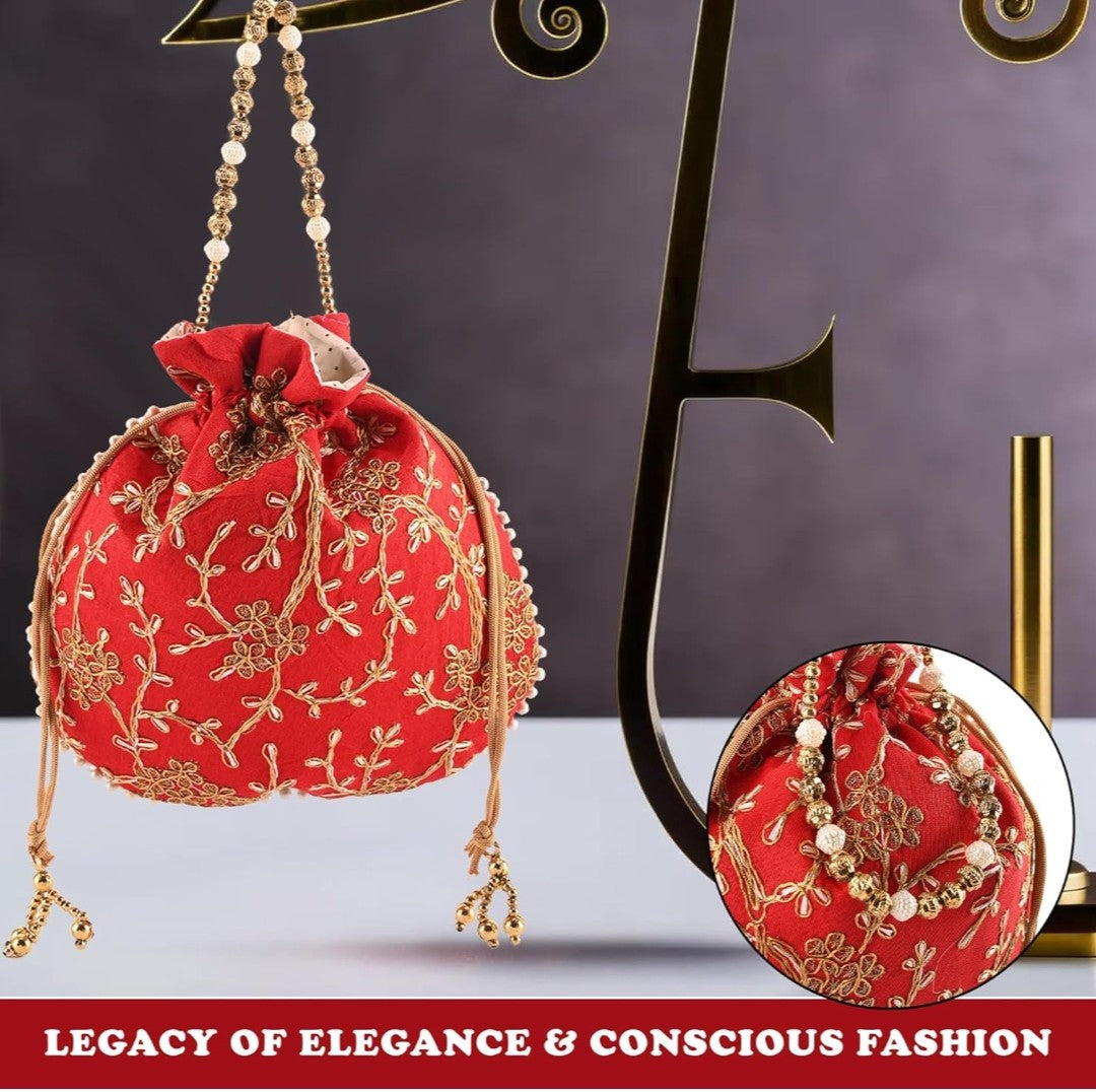 Potli Bags – Traditional Elegance in Every Thread