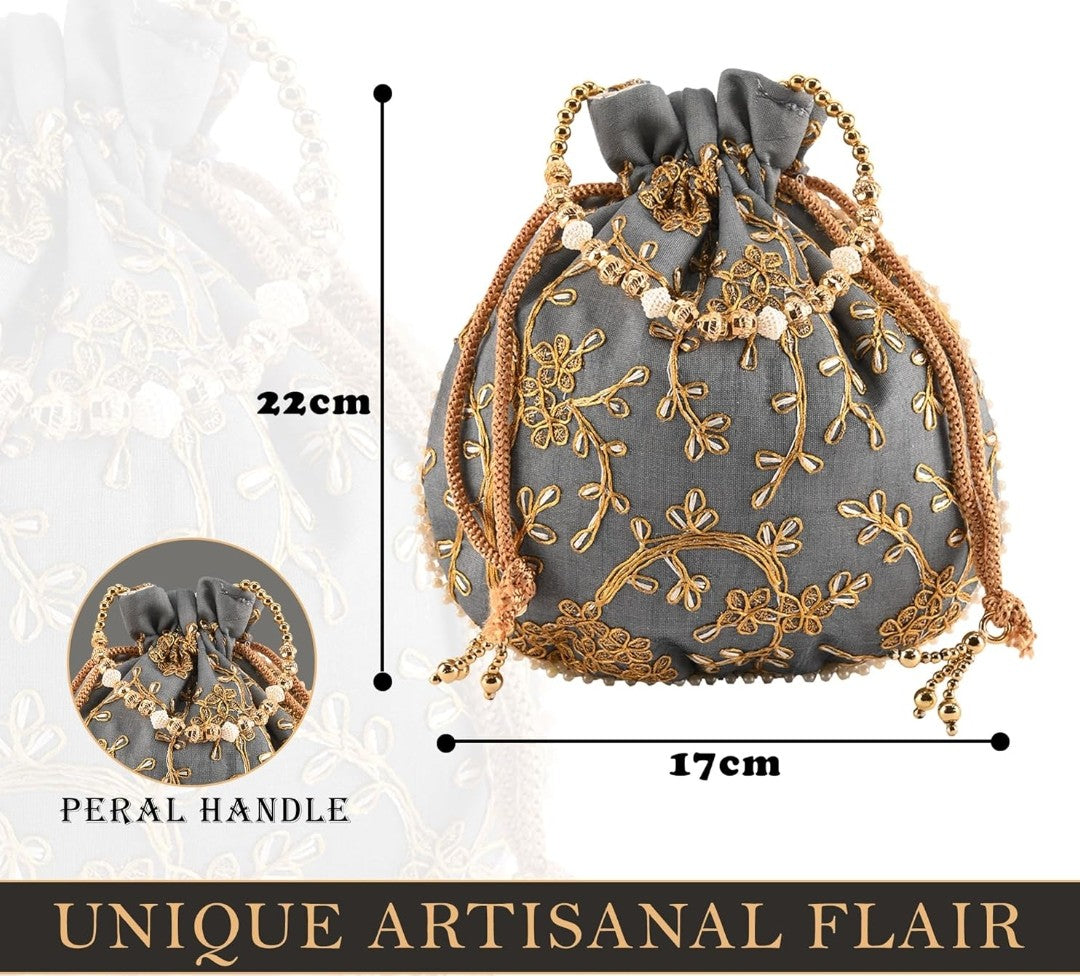 Potli Bags – Traditional Elegance in Every Thread